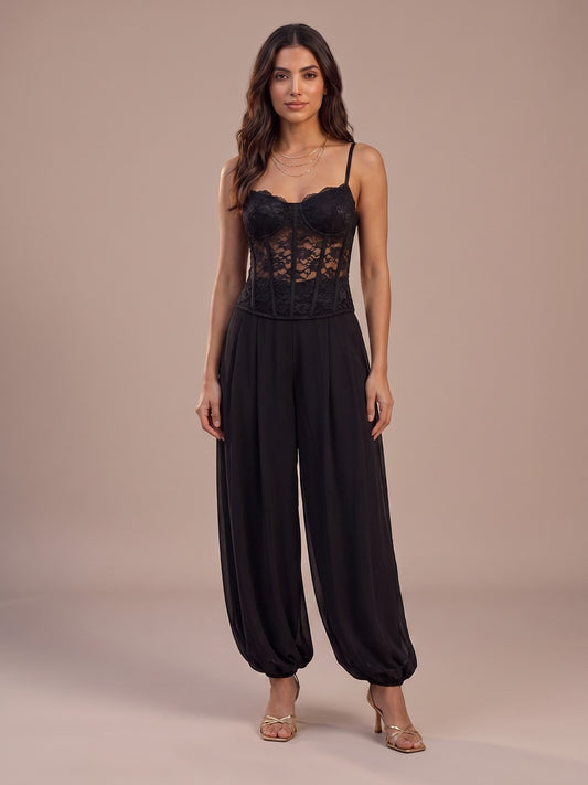 Valentina | Conjunto de Encaje y Pantalón Bombacho