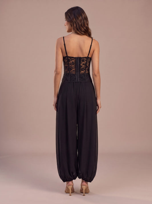 Valentina | Conjunto de Encaje y Pantalón Bombacho