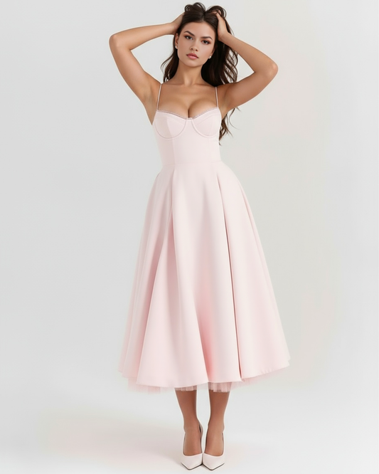 Vestido Selene – Rosa Empolvado