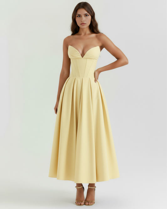 Vestido Amalfi – Amarillo Claro
