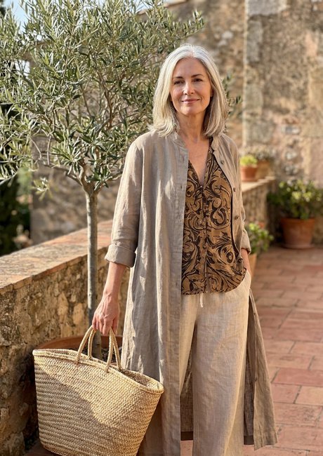 Clienta de Aria Belmonte con su look favorito