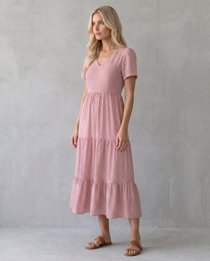 Flor | Vestido Midi de Lunares
