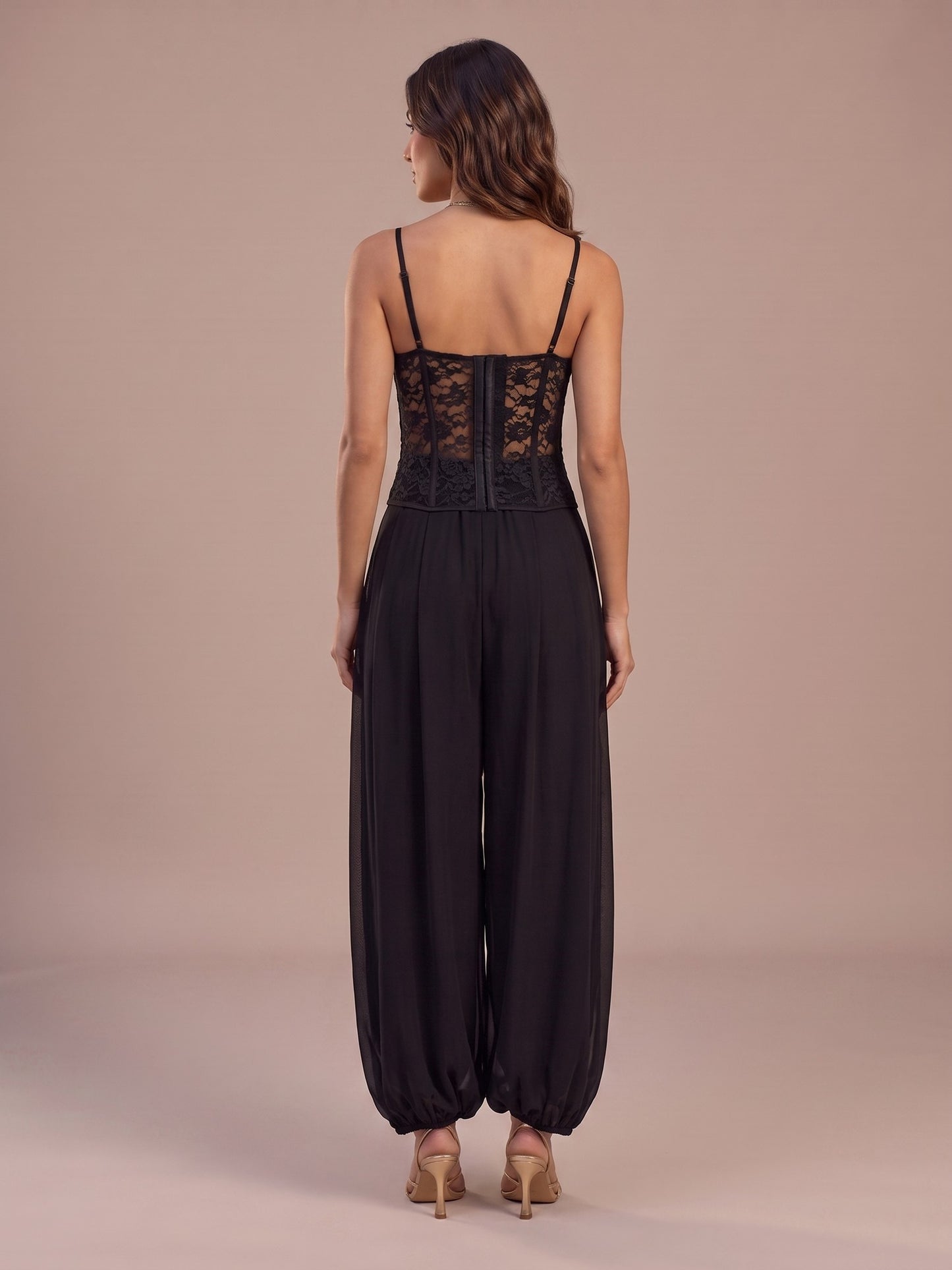 Valentina | Conjunto de Encaje y Pantalón Bombacho