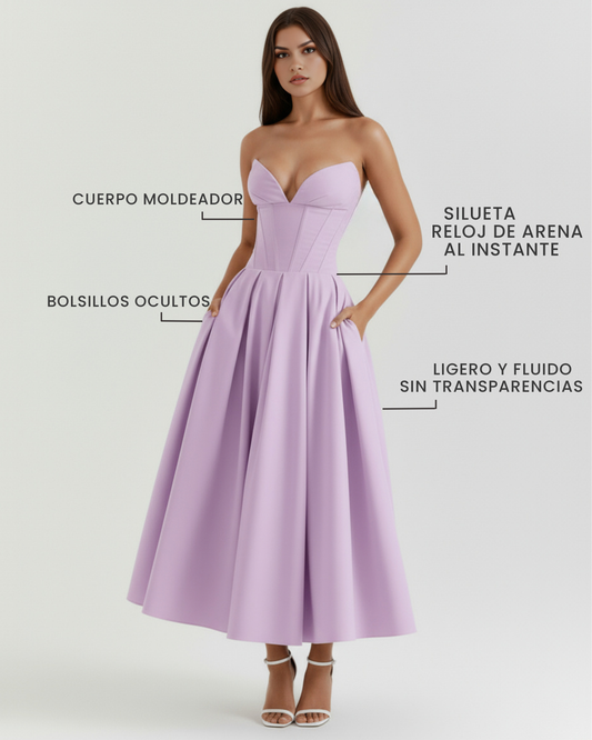 Vestido Amalfi – Violeta
