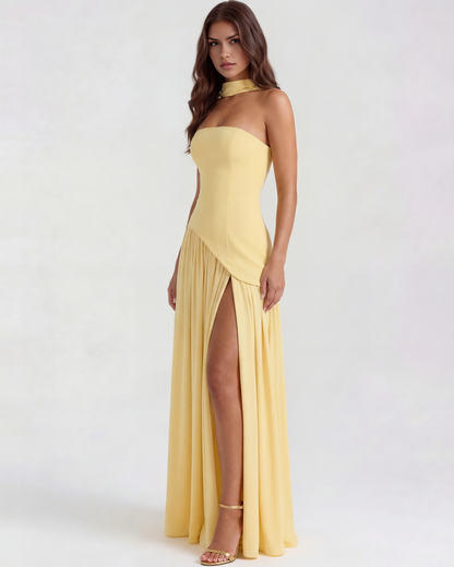 Vestido Serena – Amarillo Mantequilla