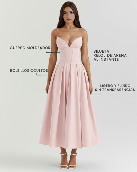 Vestido Amalfi – Rosa