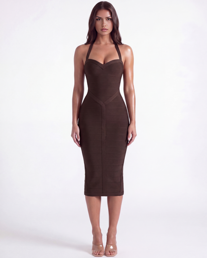 Vestido Kelly – Marrón
