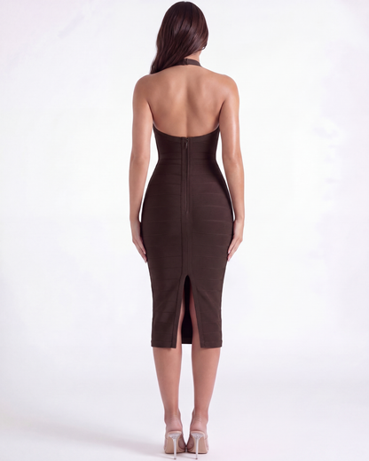 Vestido Kelly – Marrón