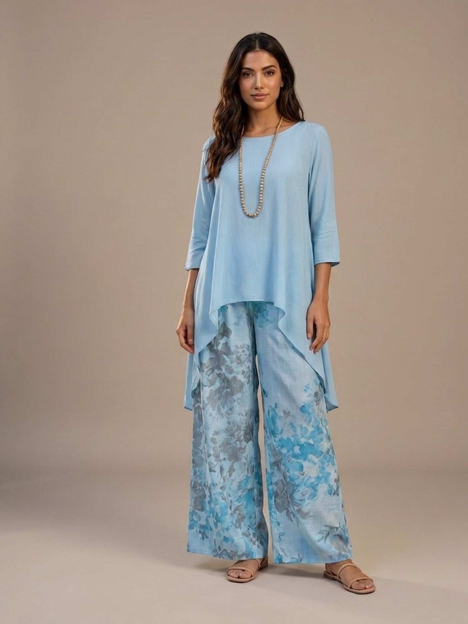 Conjunto Fluido Floral