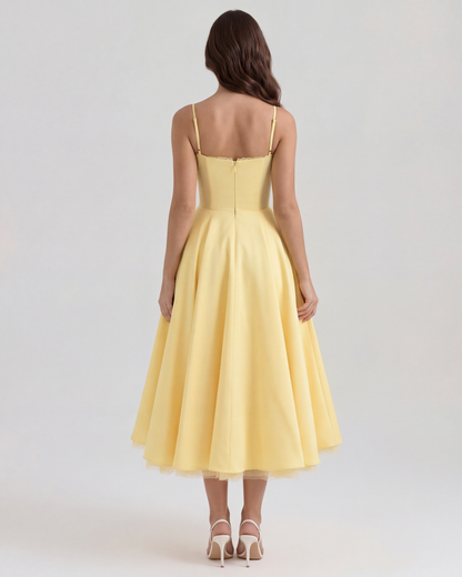Vestido Selene – Amarillo Mantequilla