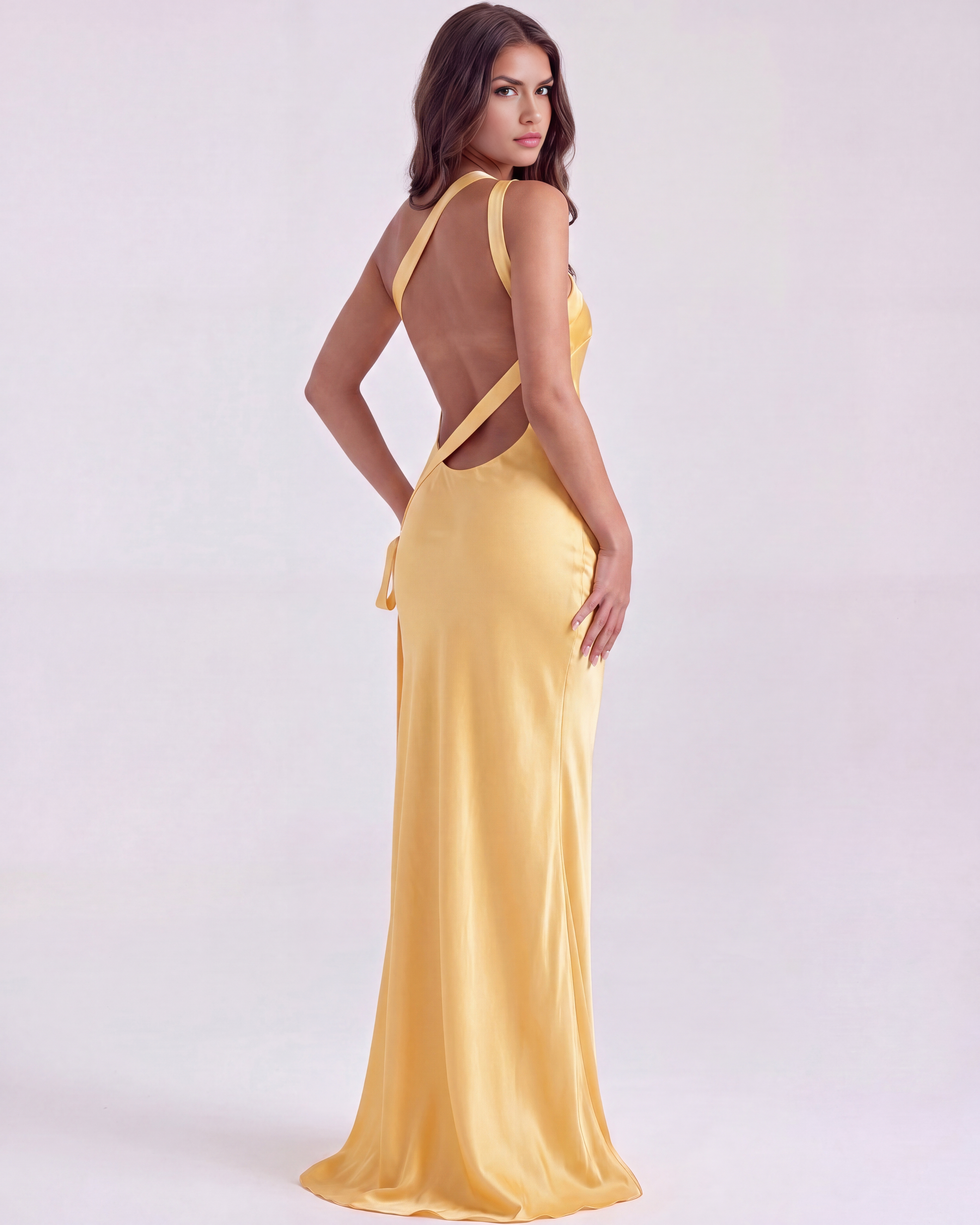 Vestido Amara – Amarillo