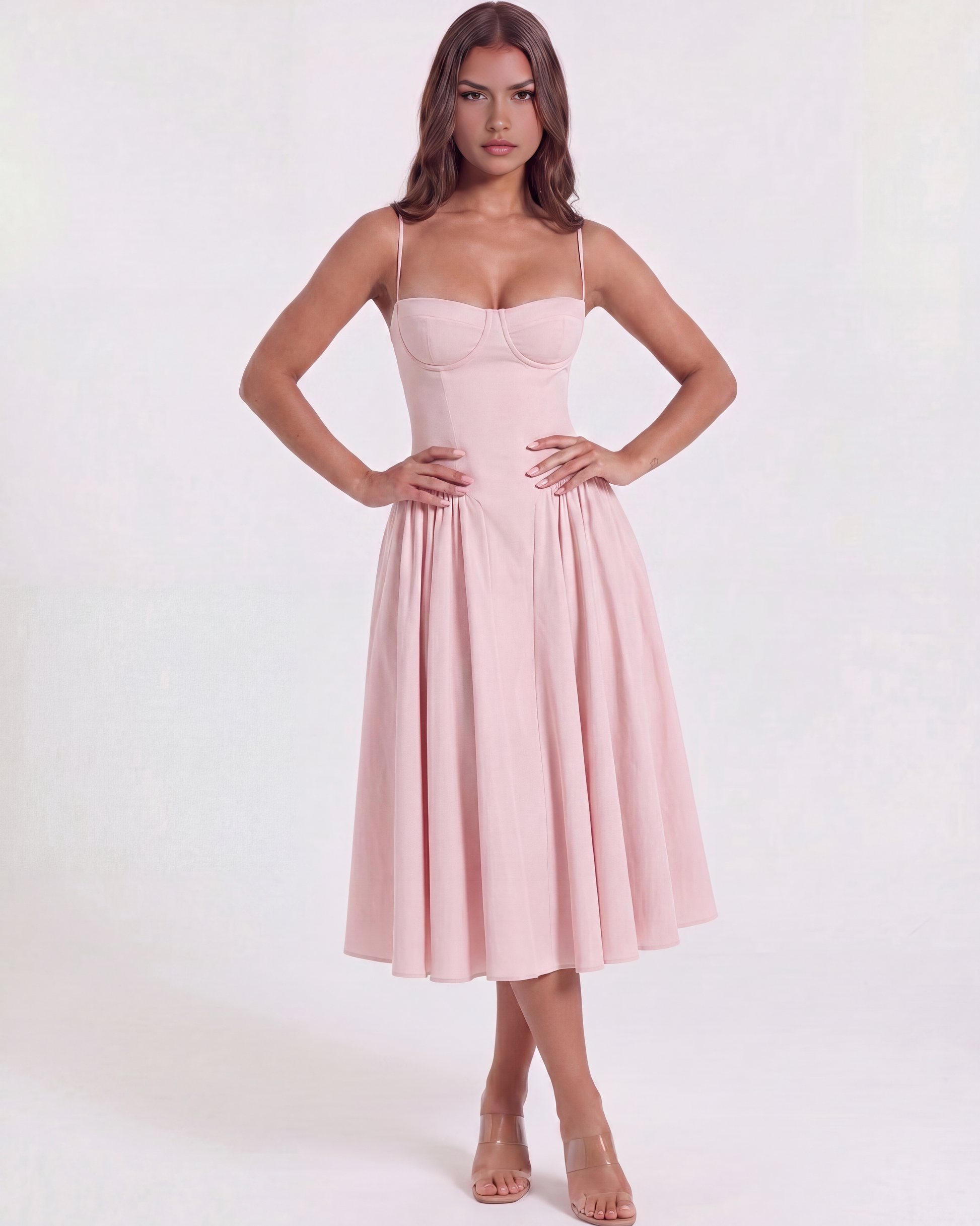 Vestido Francesca – Rosa Bebé