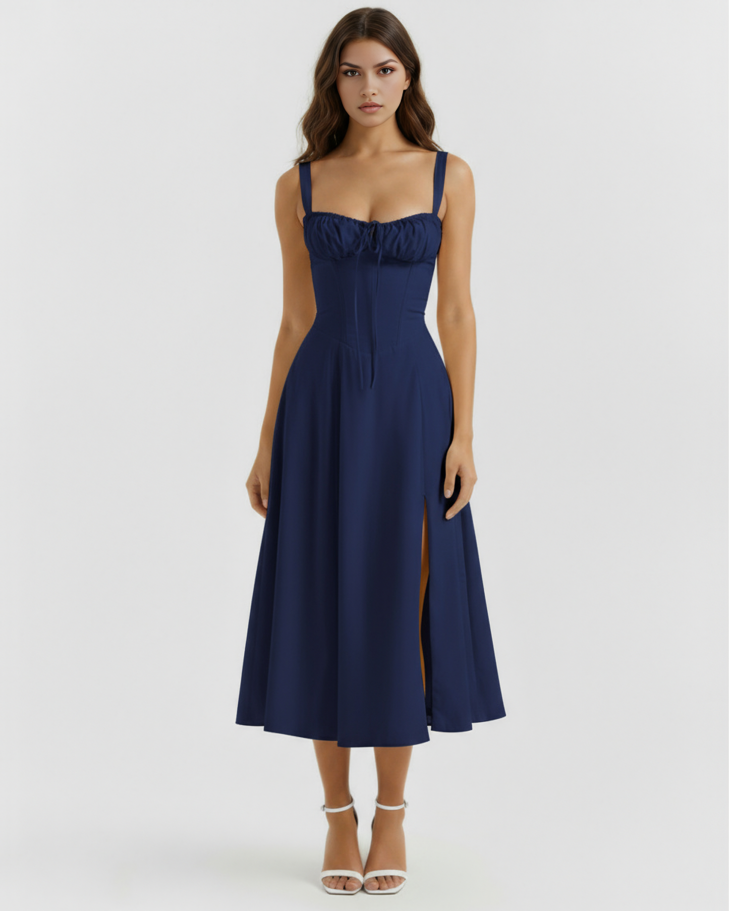 Vestido Aurora – Azul Oscuro