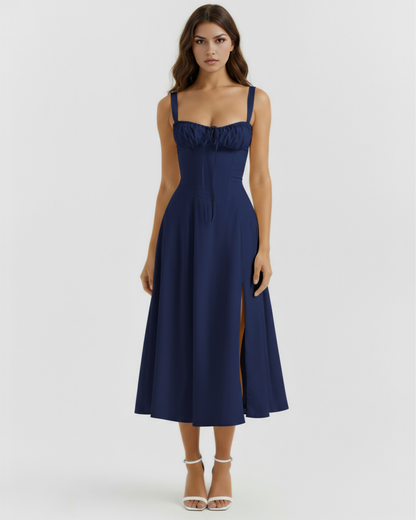 Vestido Aurora – Azul Oscuro