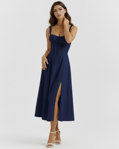 Vestido Aurora – Azul Oscuro