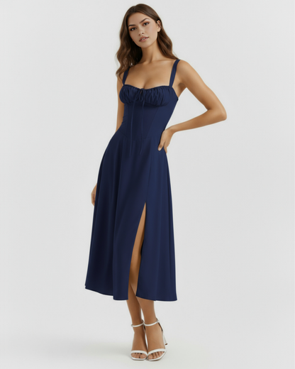 Vestido Aurora – Azul Oscuro