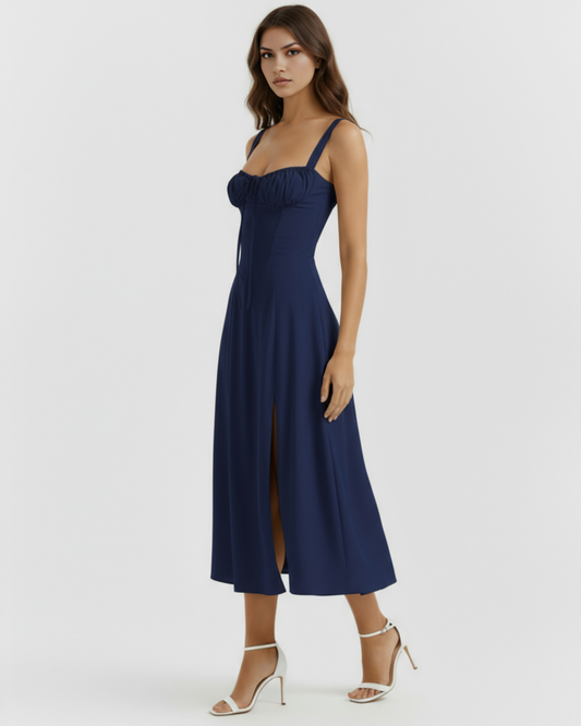 Vestido Aurora – Azul Oscuro