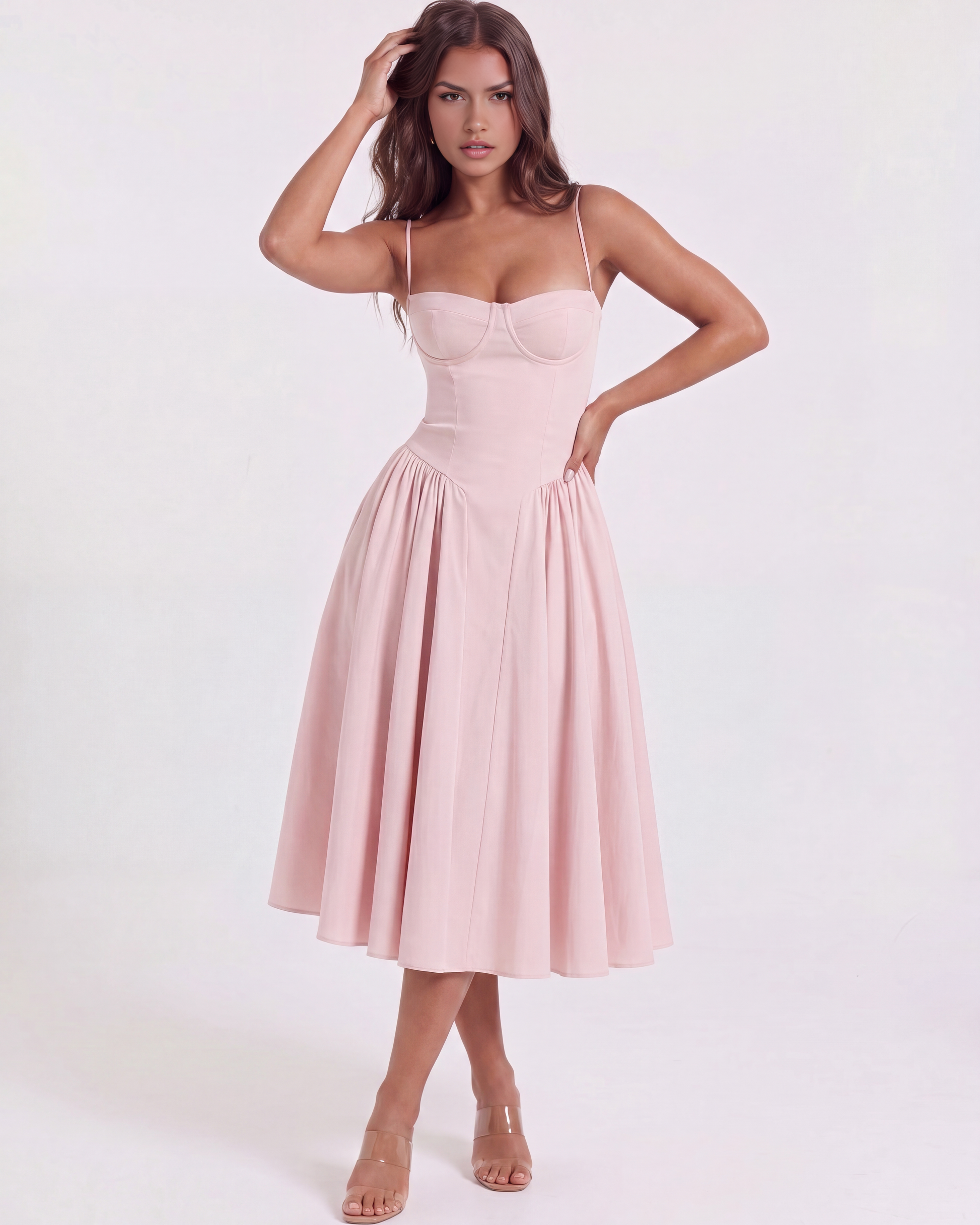 Vestido Francesca – Rosa Bebé