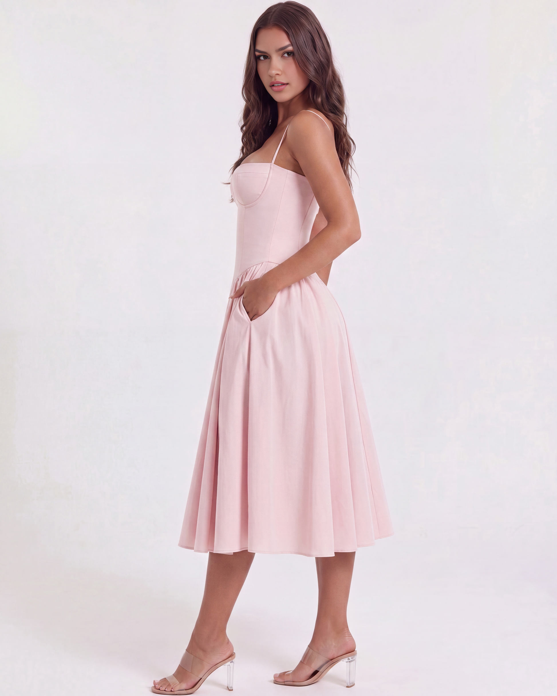 Vestido Francesca – Rosa Bebé