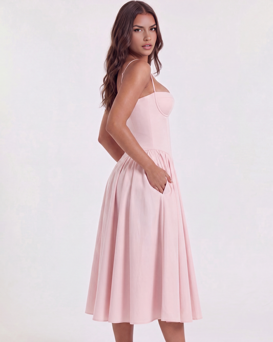 Vestido Francesca – Rosa Bebé
