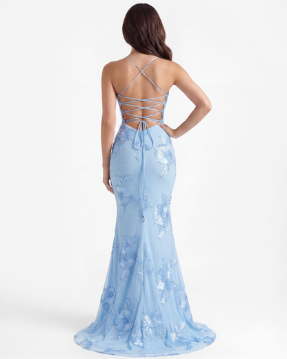 Vestido Celeste – Azul Bebé