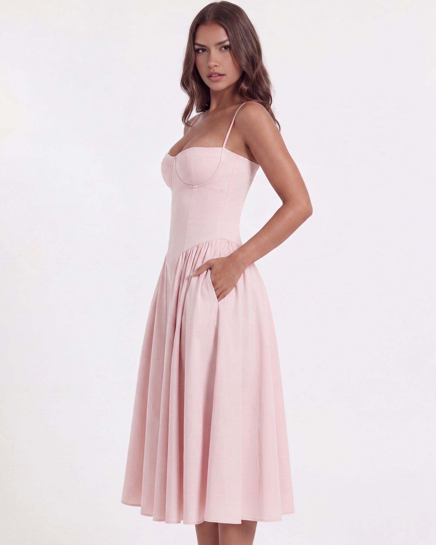 Vestido Francesca – Rosa Bebé
