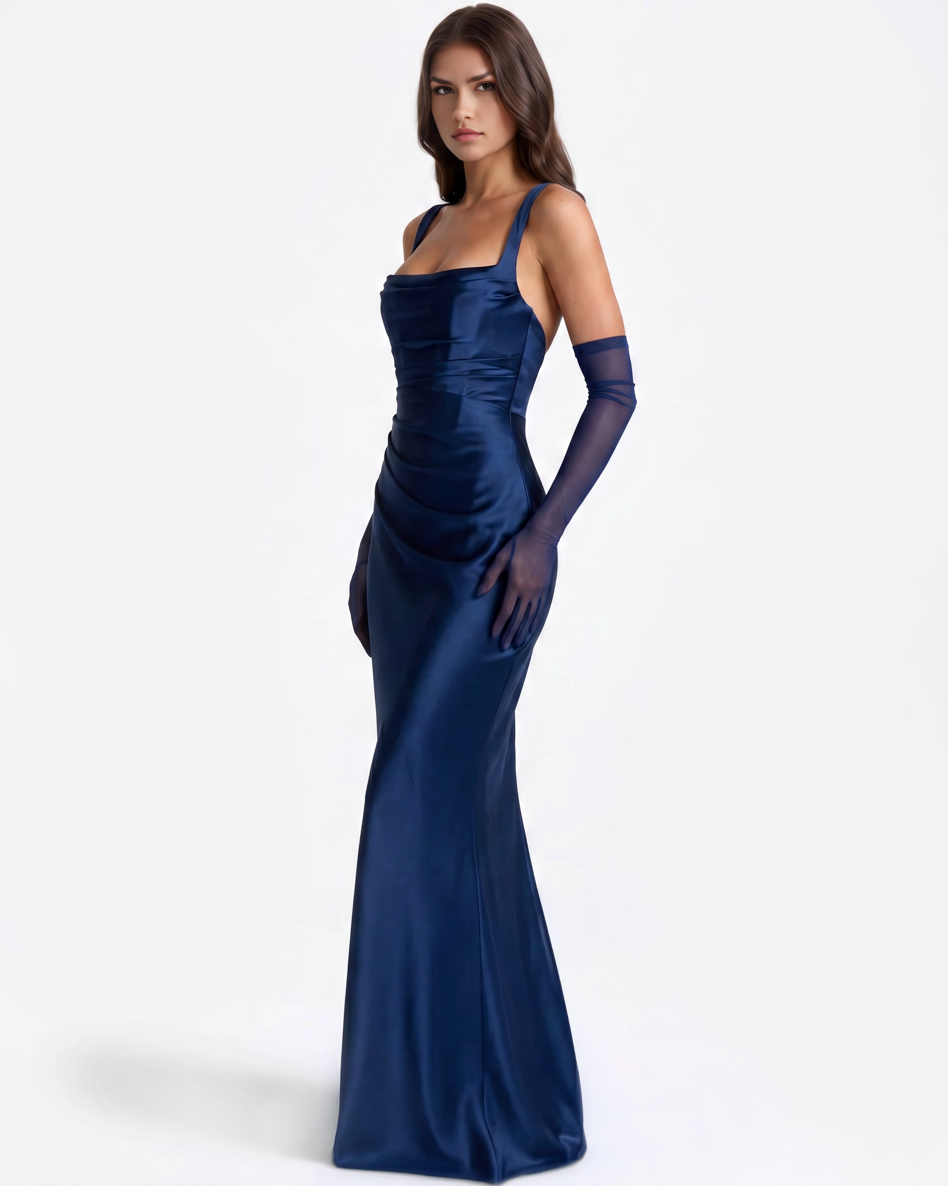 Vestido Adrienne – Azul Marino