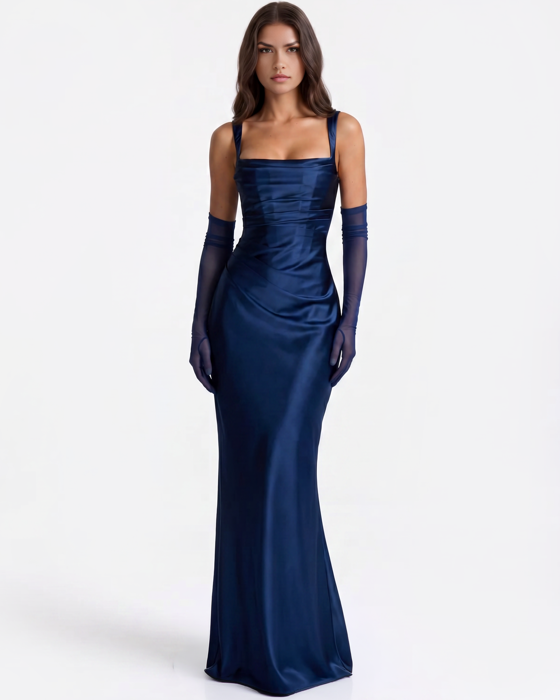 Vestido Adrienne – Azul Marino