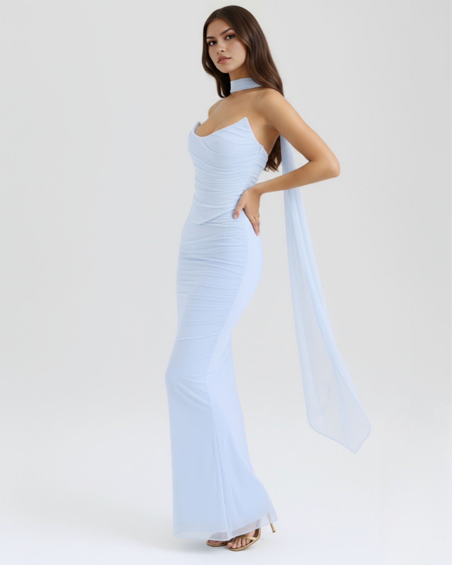 Vestido Malu – Azul Bebé