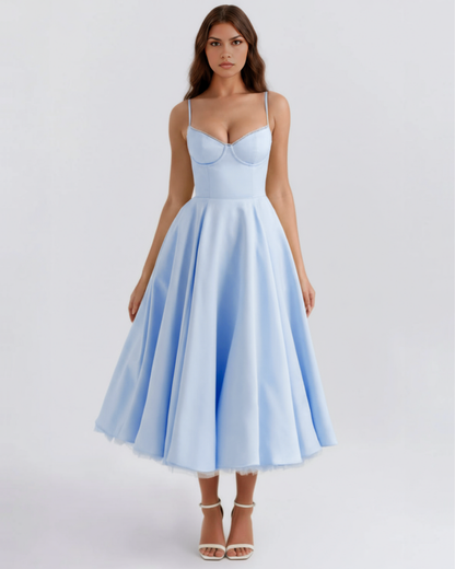 Vestido Selene – Azul Bebé