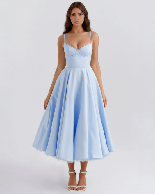 Vestido Selene – Azul Bebé