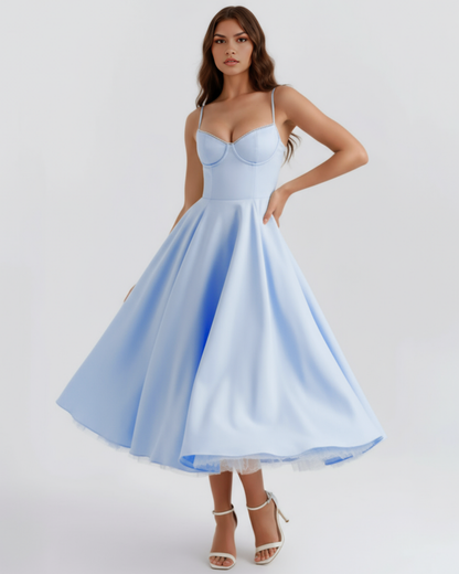 Vestido Selene – Azul Bebé