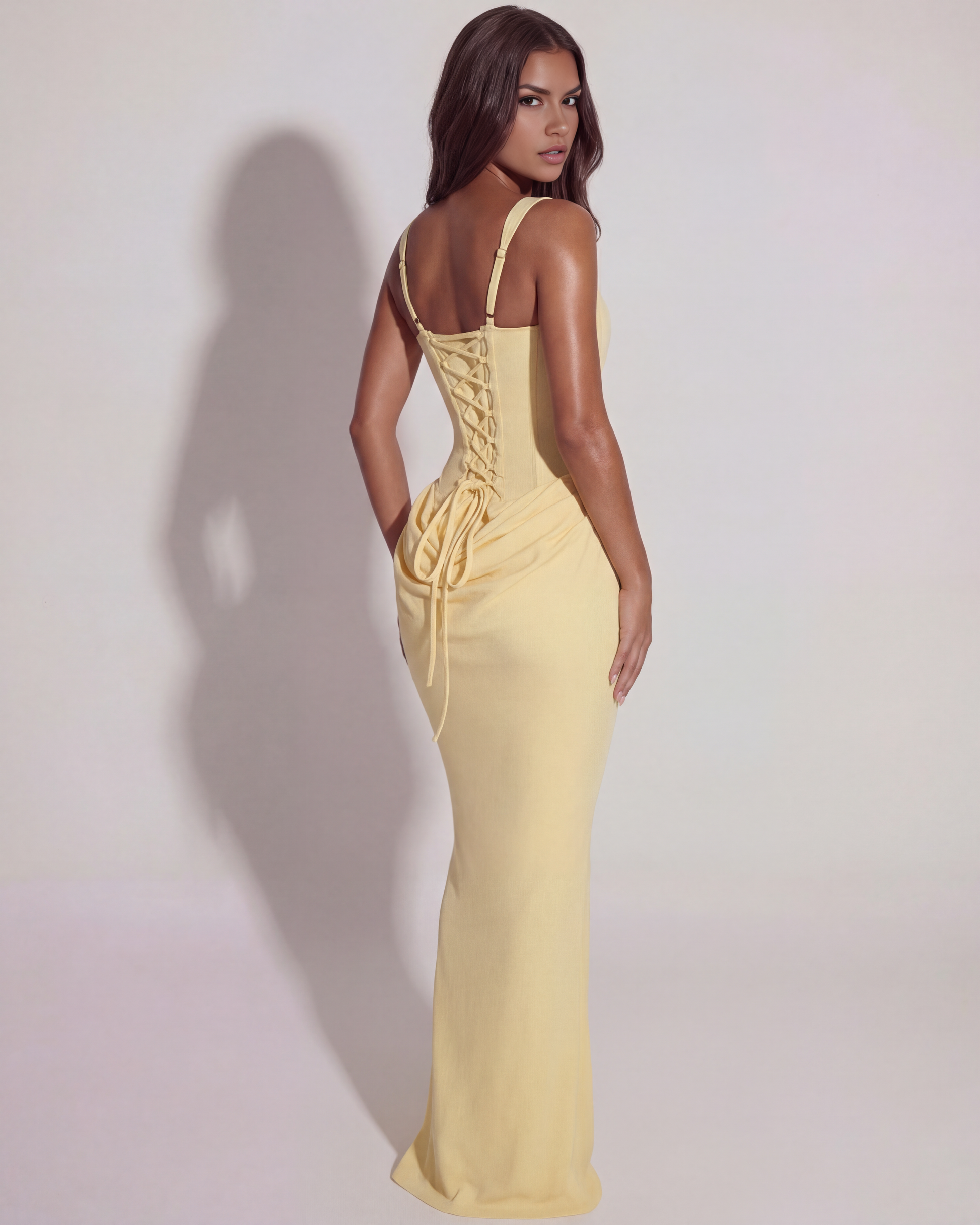 Vestido Eleonora – Amarillo Mantequilla