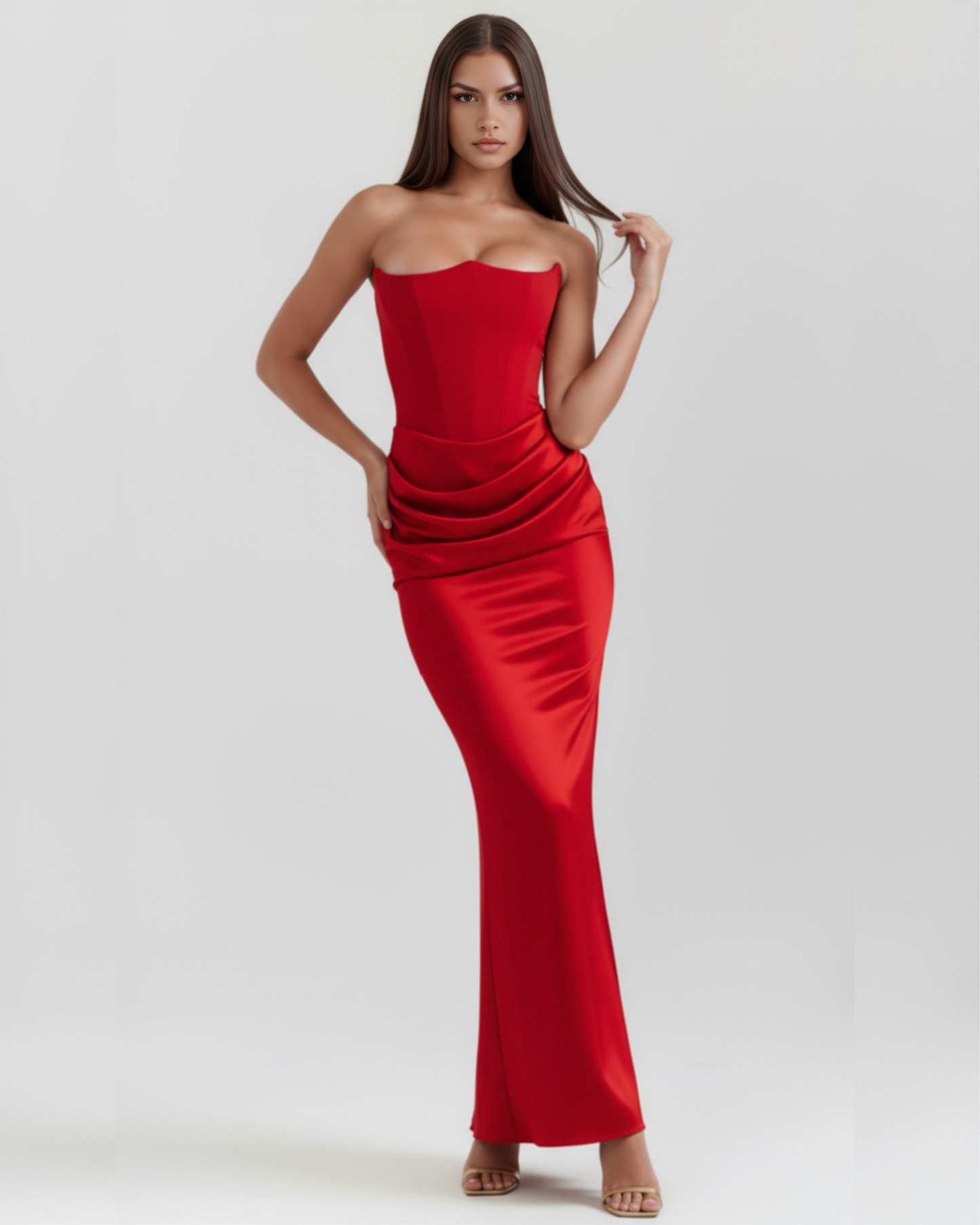 Vestido Rosalind – Rubí