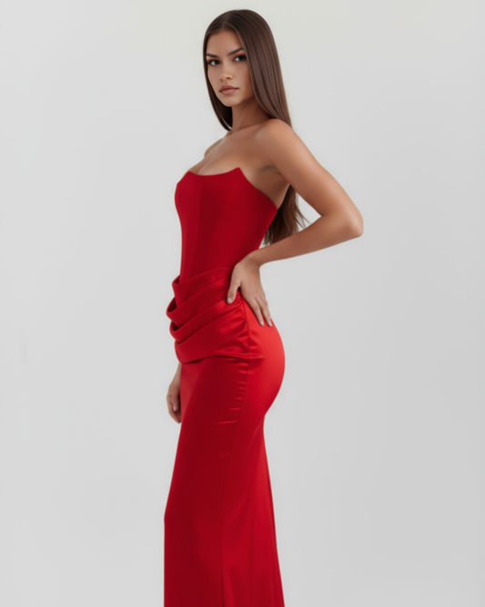 Vestido Rosalind – Rubí