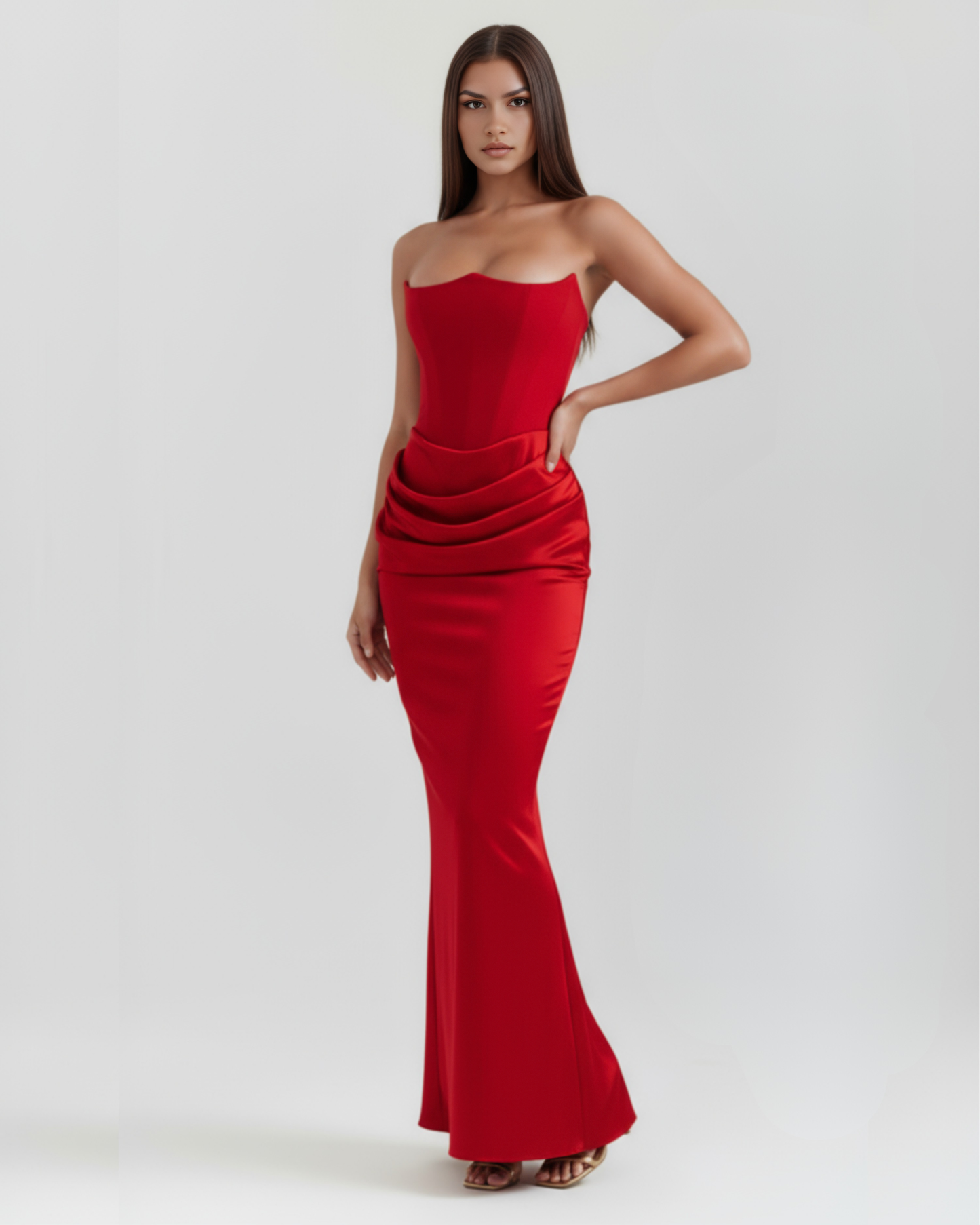 Vestido Rosalind – Rubí