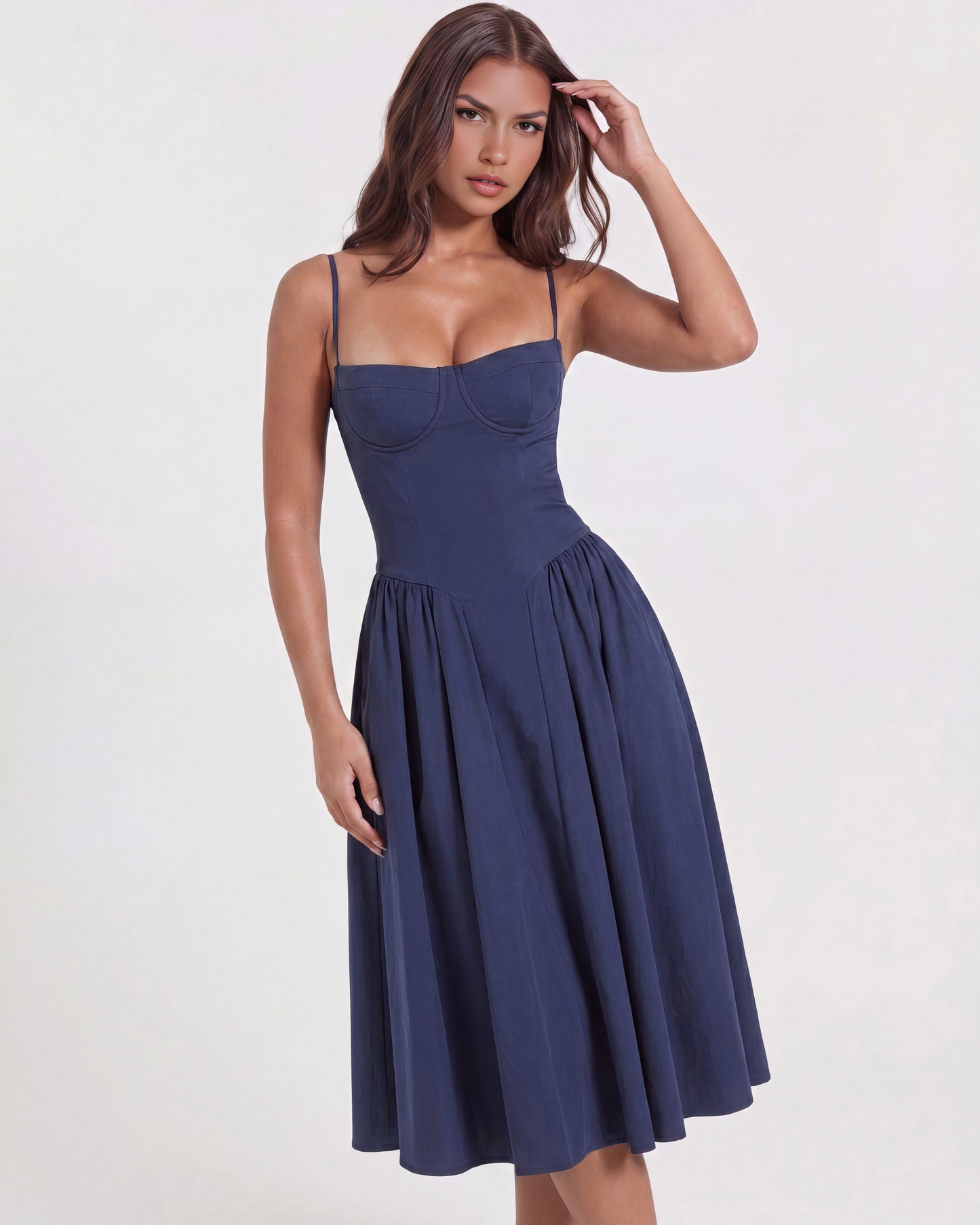 Vestido Francesca – Azul Marino