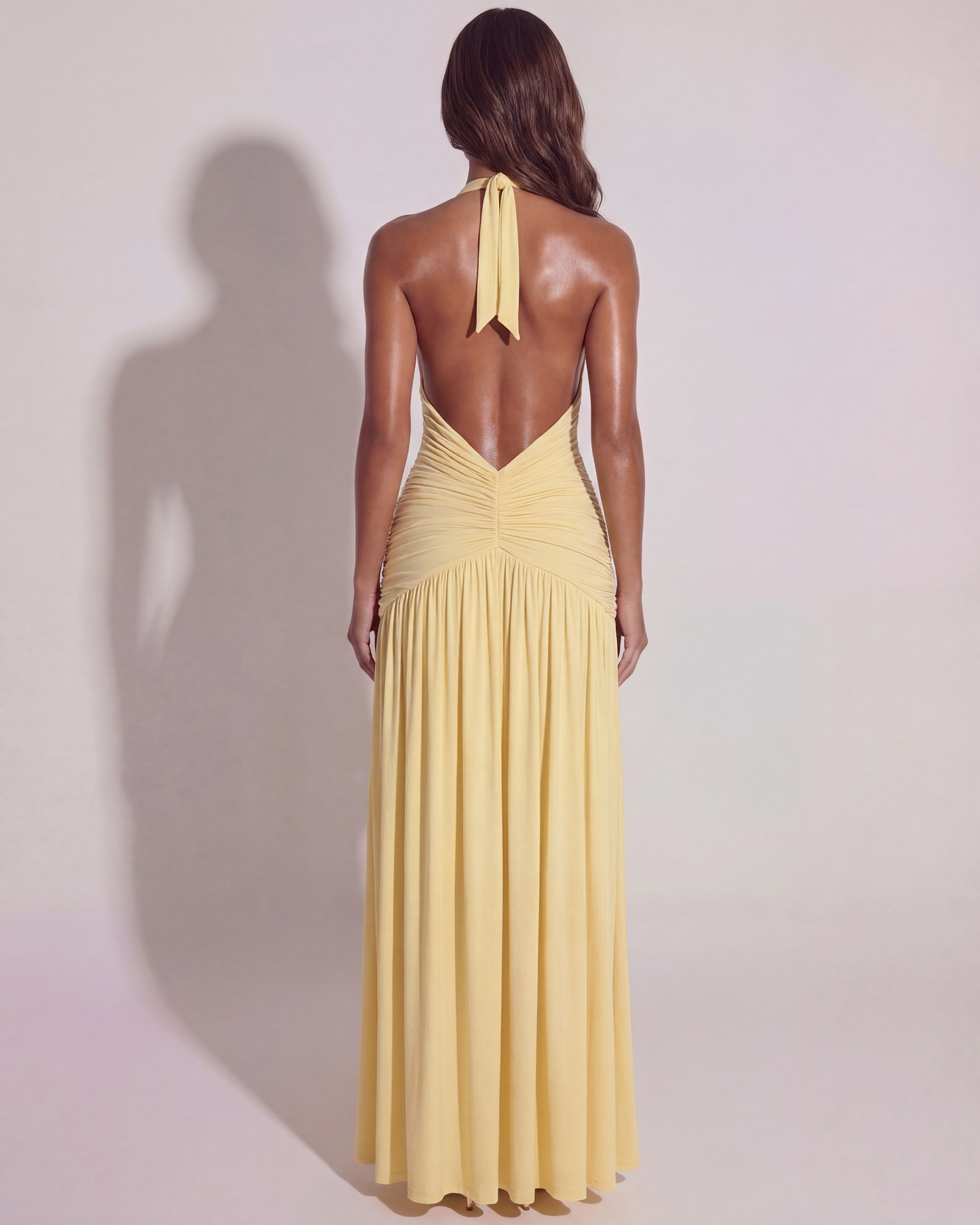 Vestido Alba – Amarillo Mantequilla
