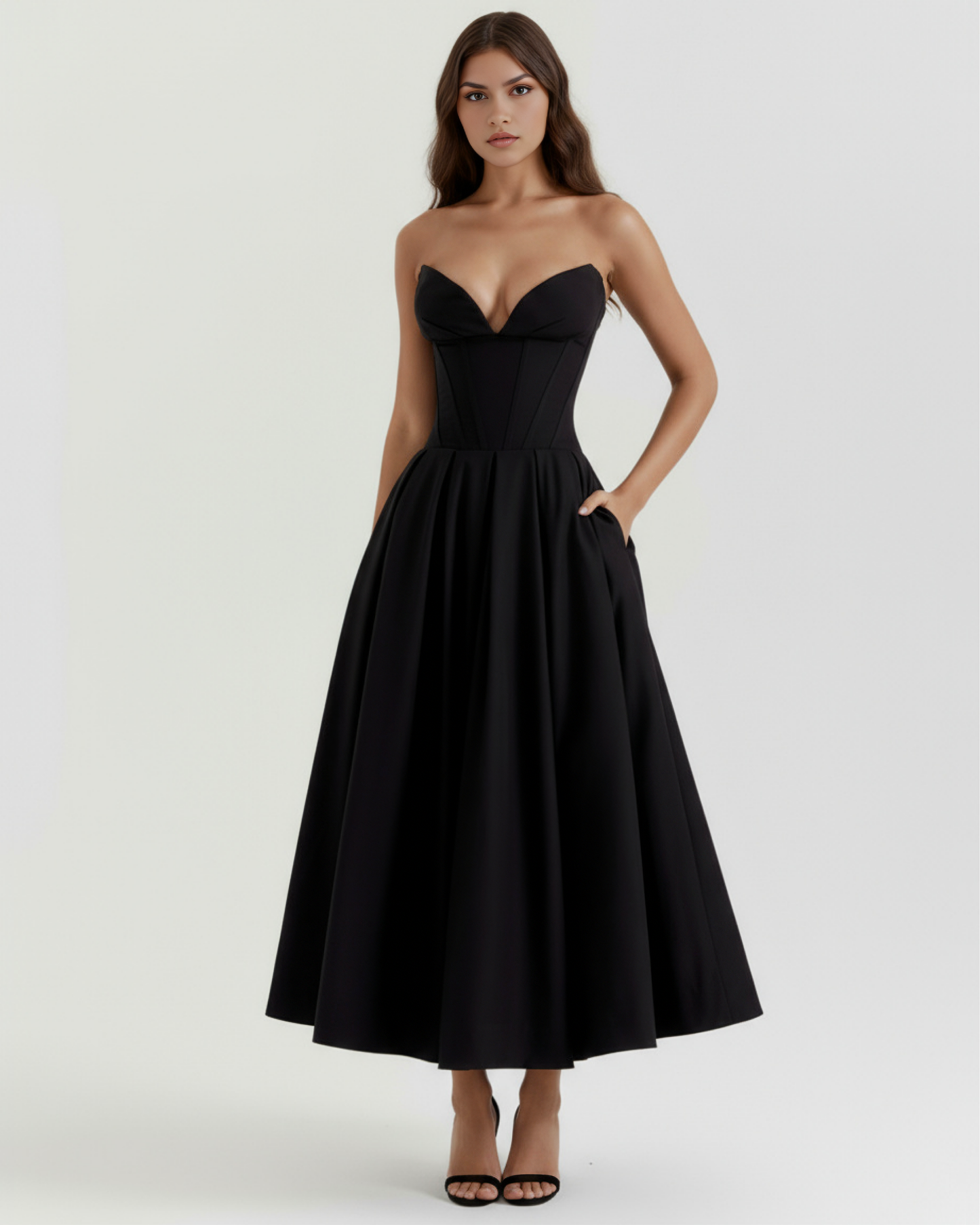 Vestido Amalfi – Negro