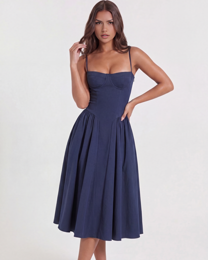 Vestido Francesca – Azul Marino
