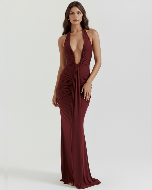 Vestido Ariel – Burdeos