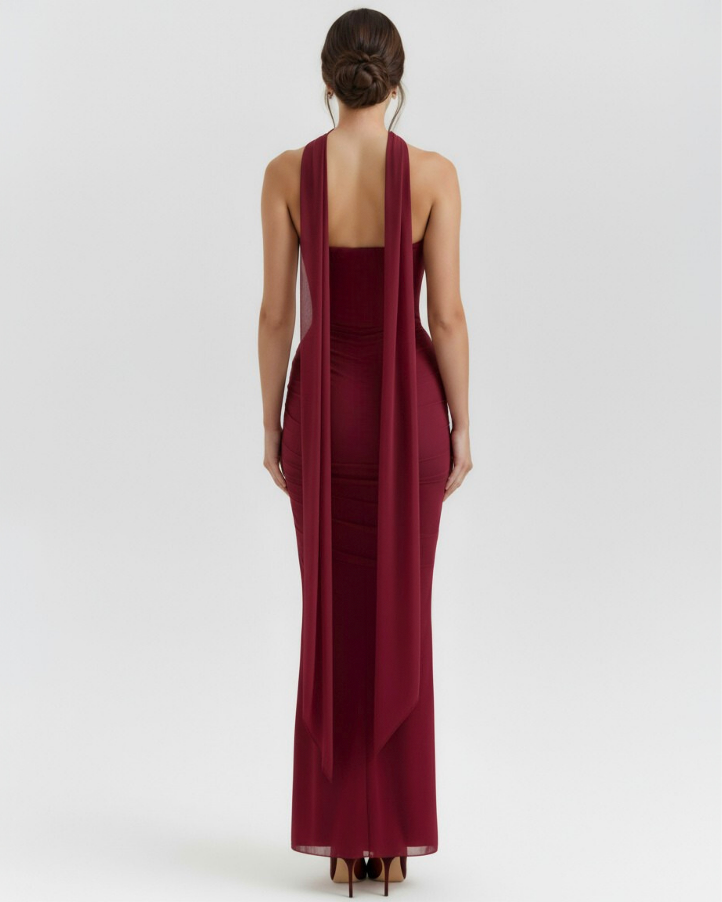Vestido Malu – Burdeos