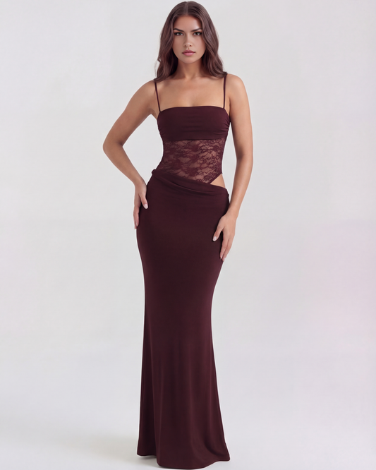 Vestido Valeria – Burdeos