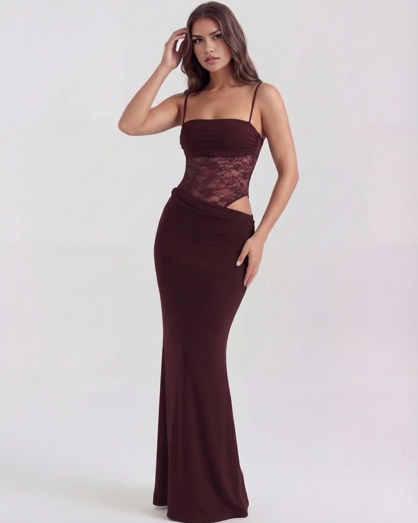 Vestido Valeria – Burdeos