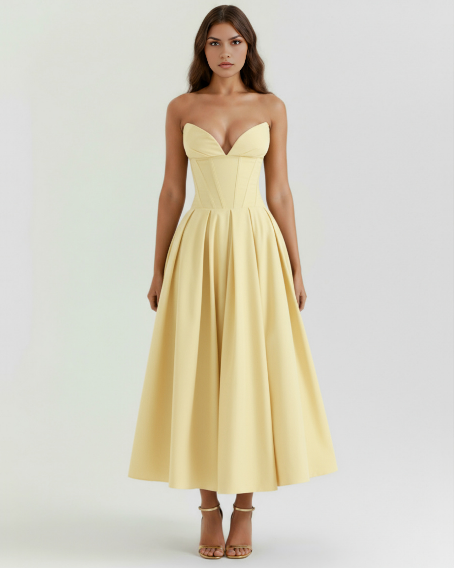 Vestido Amalfi – Amarillo Claro