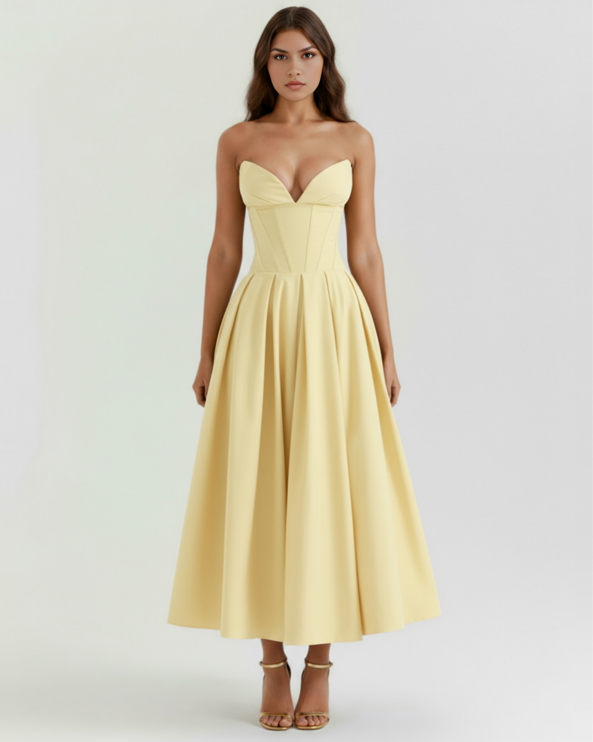 Vestido Amalfi – Amarillo Claro