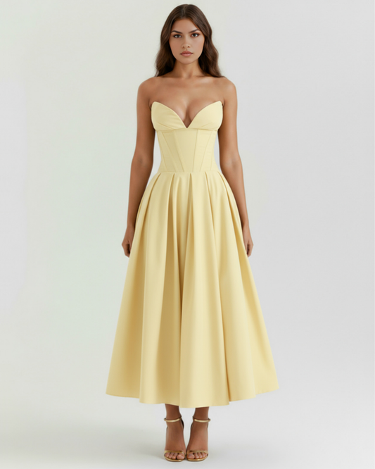 Vestido Amalfi – Amarillo Claro