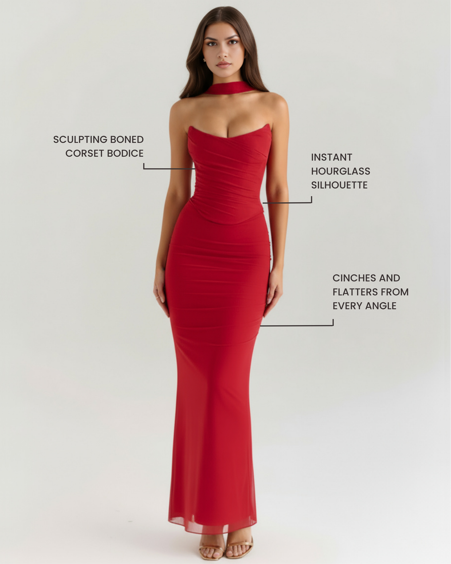 Vestido Malu – Rojo
