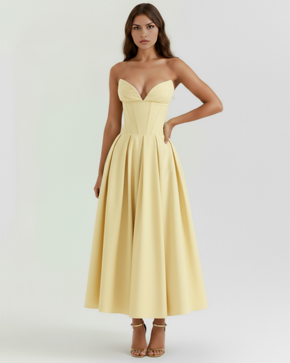Vestido Amalfi – Amarillo Claro