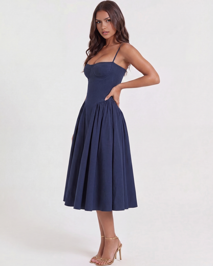 Vestido Francesca – Azul Marino